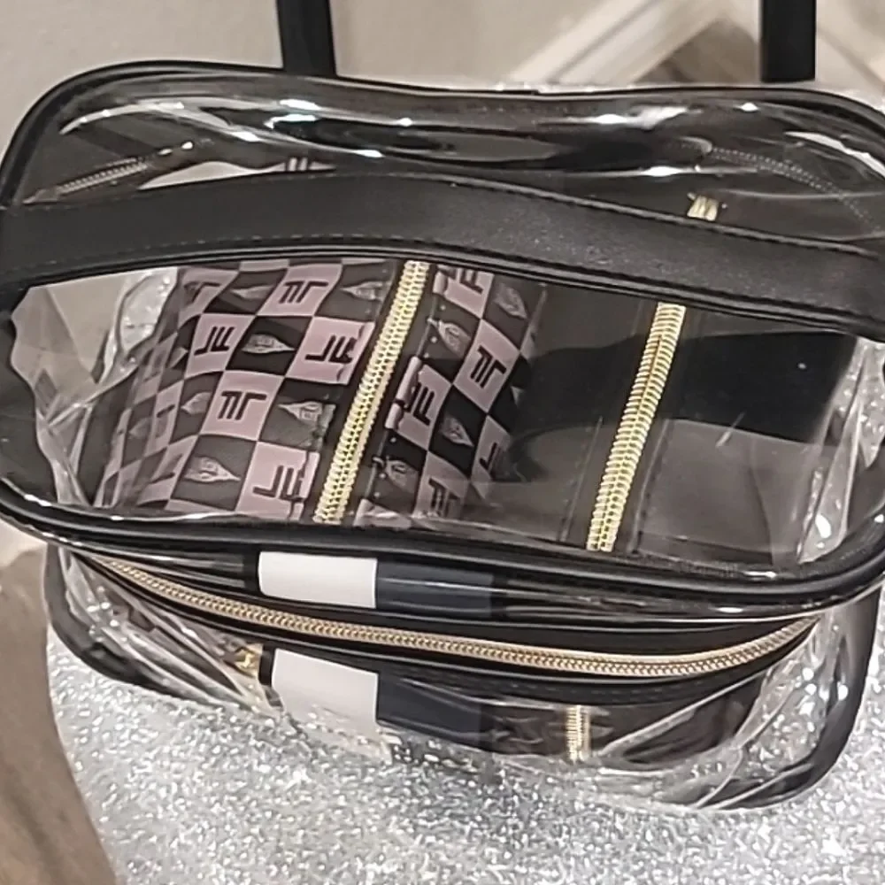 London Fog 3-Piece Nested‎ Cosmetic Travel Bags